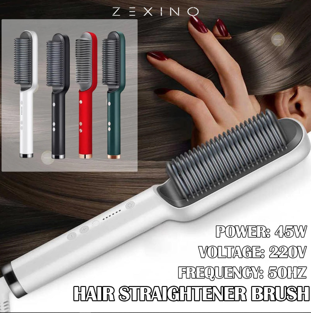 Portable Hair Straightener Brush